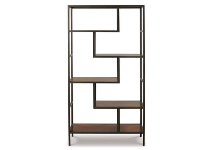 Librero Frankwell negro 5 estantes