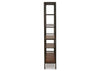 Librero Frankwell negro 5 estantes
