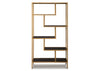 Librero Frankwell dorado 5 estantes