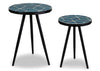 Mesas decorativas Clairbelle (set 2 unidades)