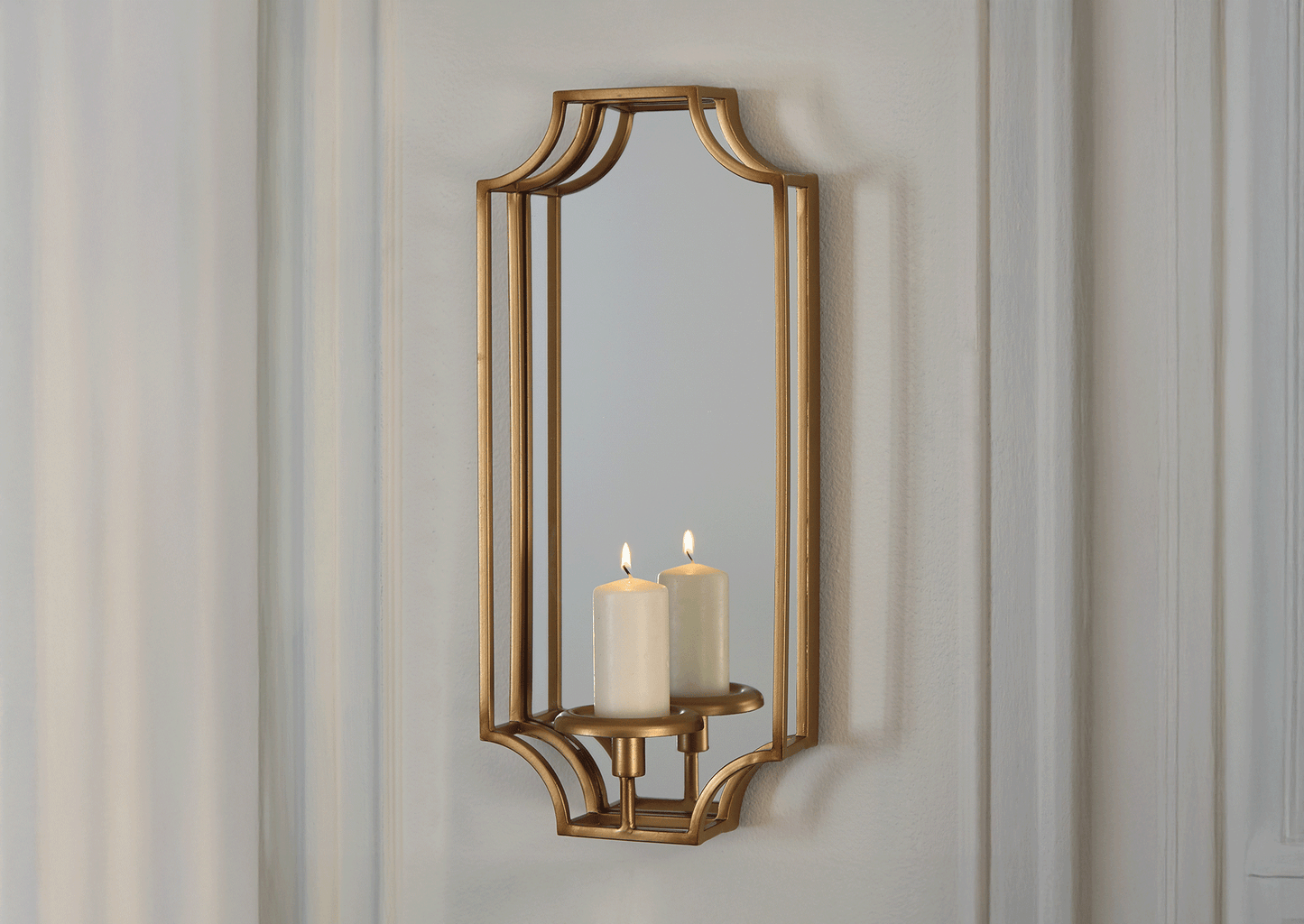 Espejo candelabro de pared Dumi