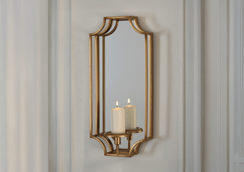 Espejo candelabro de pared Dumi