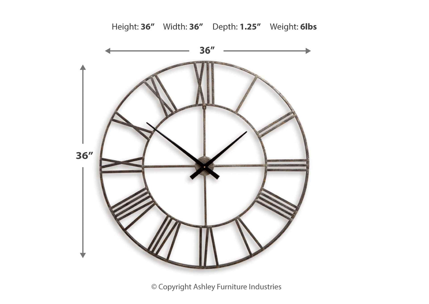 Reloj de pared Paquita