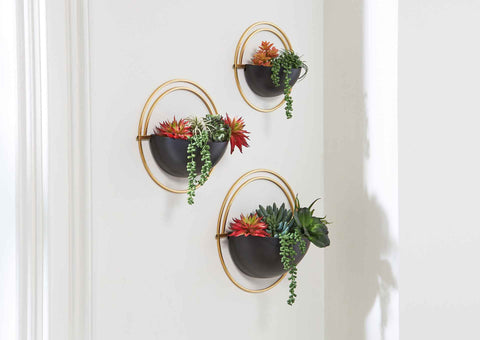 Maceta de pared Tobins (set 3 unidades)