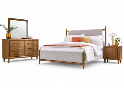 Conjunto cama king Lyncott