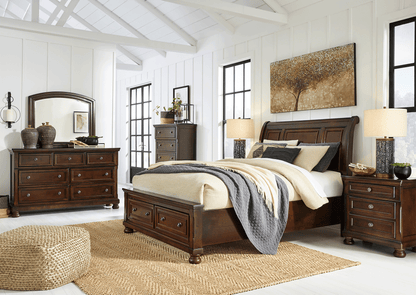 Conjunto Cama King Trineo Porter