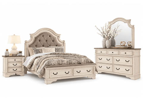 Conjunto cama king Realyn
