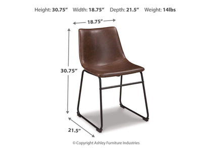 Silla comedor Centiar brown