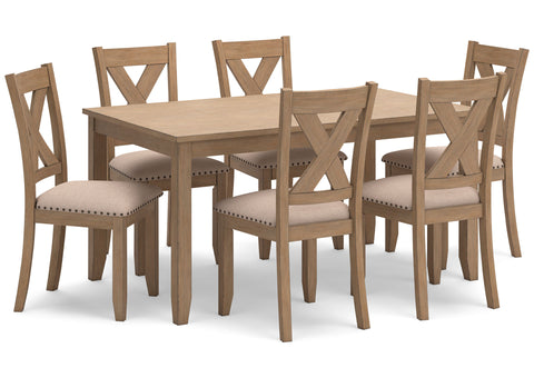 Juego comedor Sanbriar (set 7 piezas)