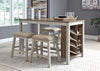 Juego comedor alto taburetes Skempton (5 piezas)