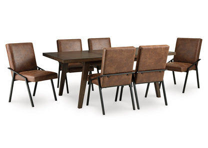 Juego comedor Zumbado (7 piezas)