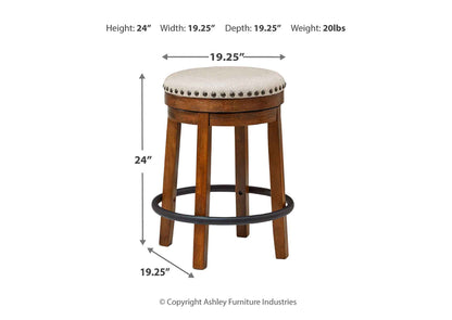 Taburete bar giratorio Valebeck brown