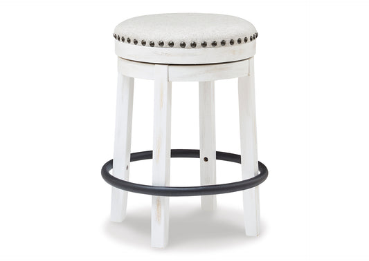 Taburete bar giratorio Valebeck white