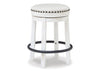 Taburete bar giratorio Valebeck white