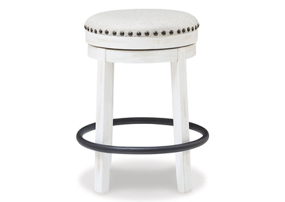 Taburete bar giratorio Valebeck white