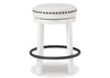 Taburete bar giratorio Valebeck white