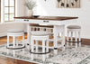 Taburete bar giratorio Valebeck white
