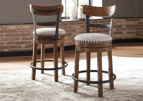 Silla bar giratorio Valebeck brown