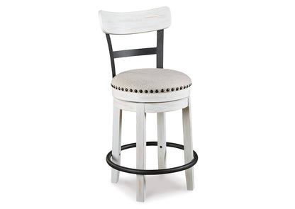 Silla bar giratorio Valebeck white
