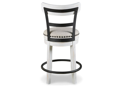 Silla bar giratorio Valebeck white