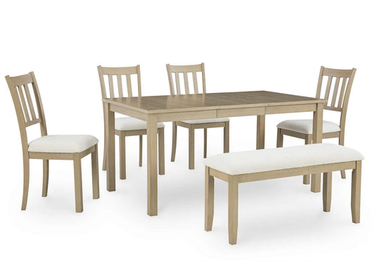 Juego comedor Calmoro (6 piezas)