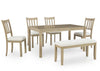 Juego comedor Calmoro (6 piezas)