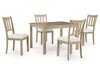 Juego comedor Calmoro (5 piezas)