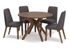 Juego comedor Lyncott café (5 piezas)