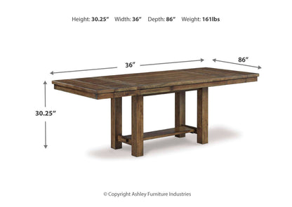 Mesa comedor Moriville extensible