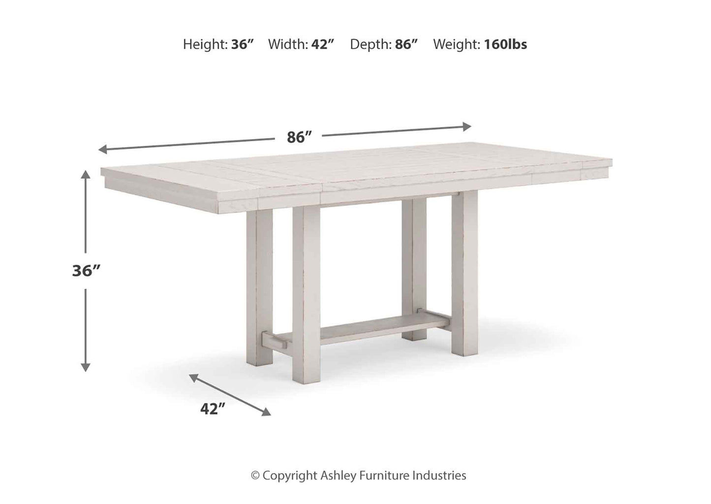 Mesa comedor Robbinsdale extensible