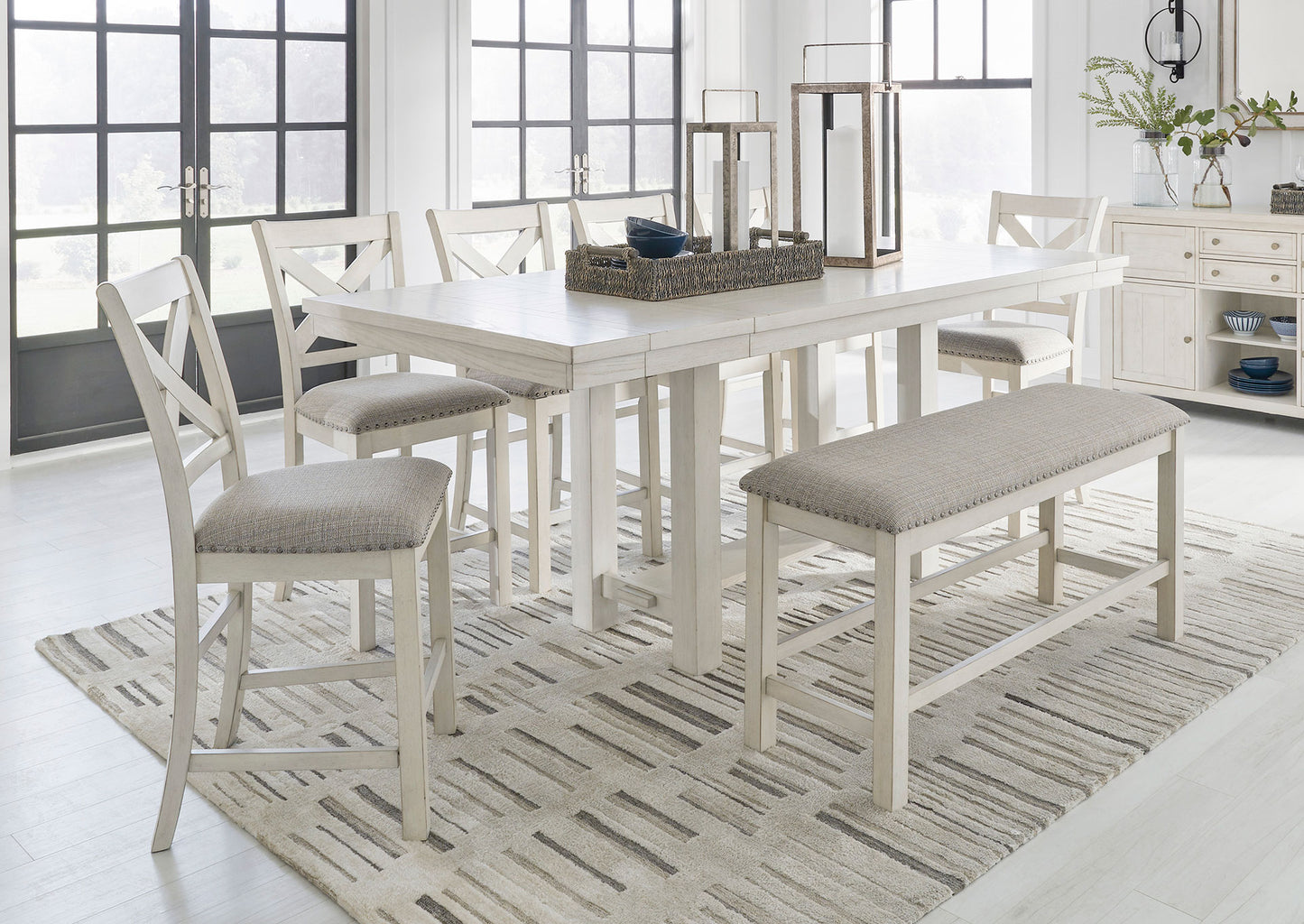 Juego comedor alto Robbinsdale (6 piezas)