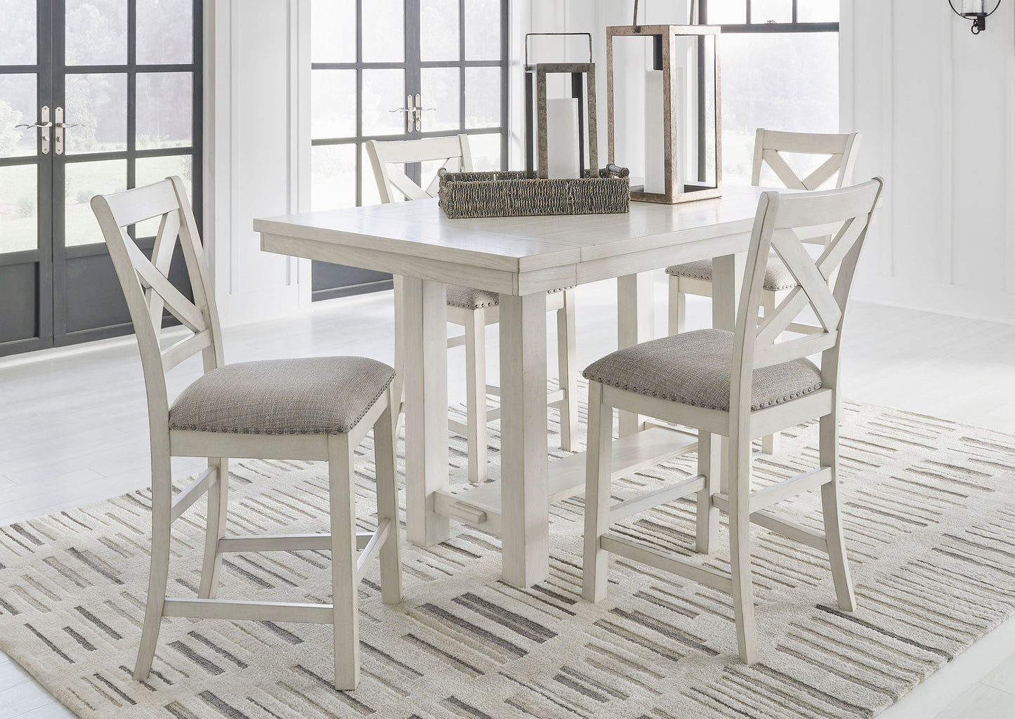 Juego comedor alto Robbinsdale (5 piezas)