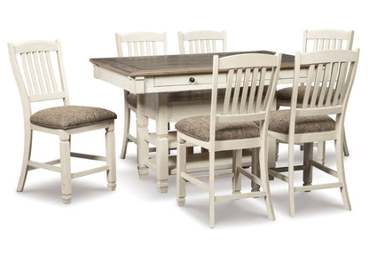 Juego comedor alto Bolanburg (7 piezas)
