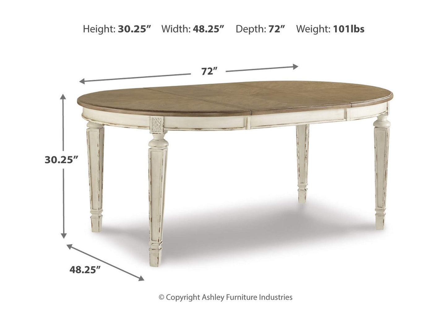 Mesa comedor Realyn extensible