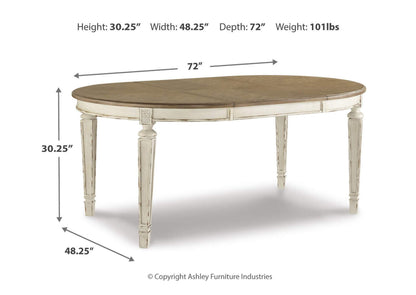 Mesa comedor Realyn extensible