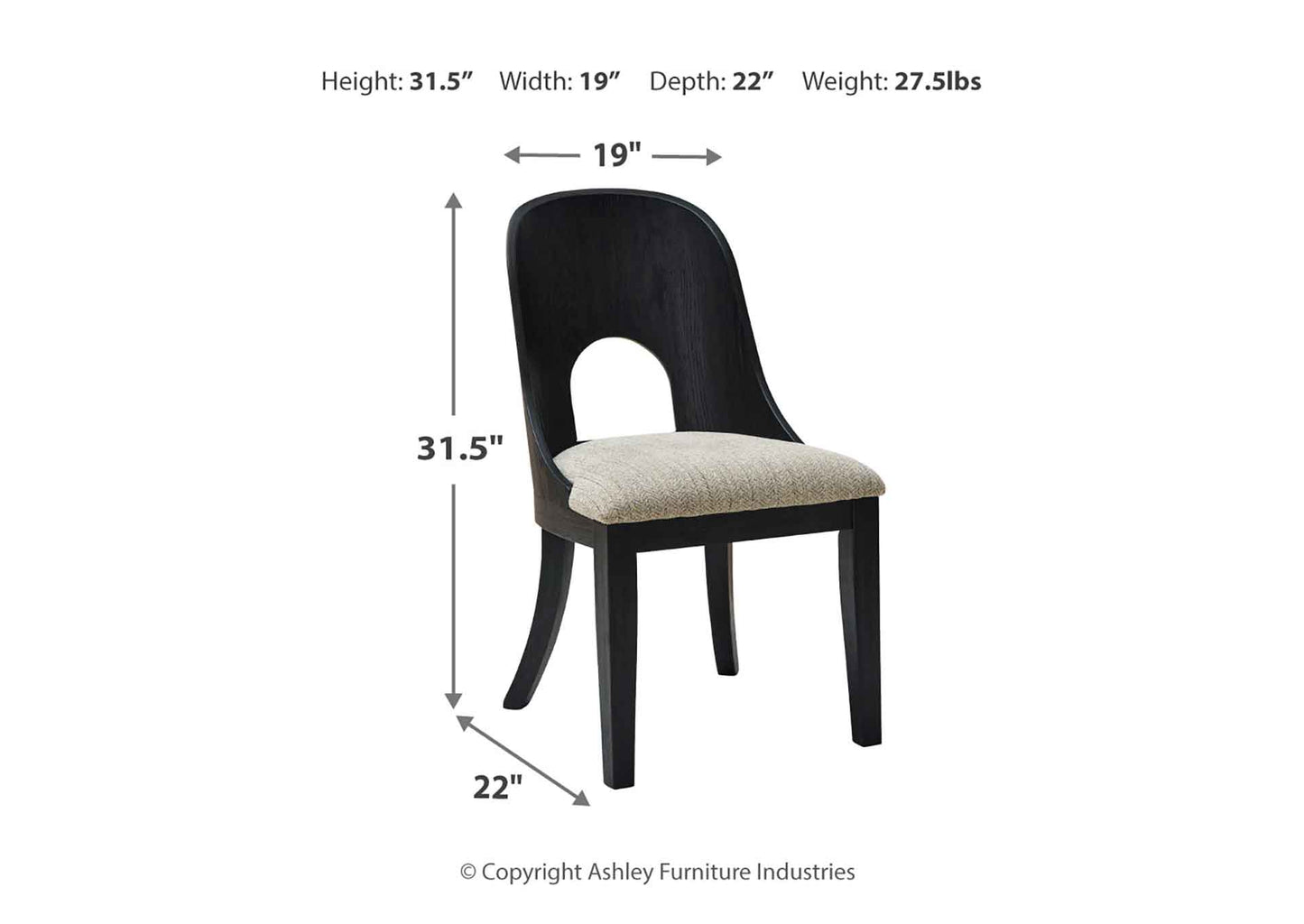 Silla comedor Rowanbeck