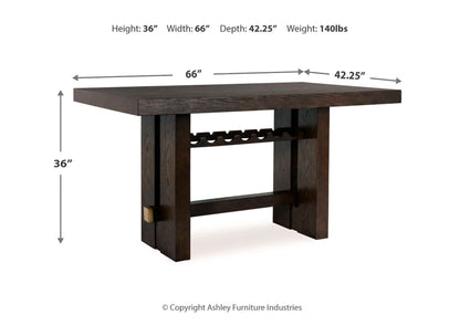 Mesa comedor alta Burkhaus
