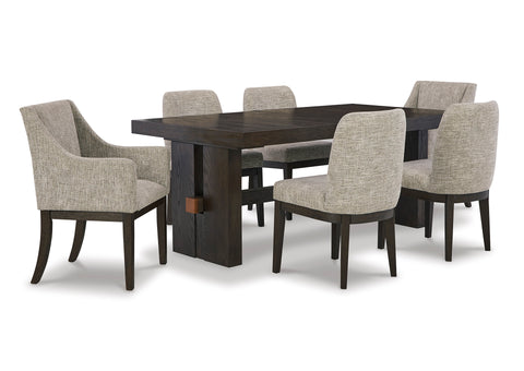 Juego comedor Burkhaus sitiales (7 piezas)