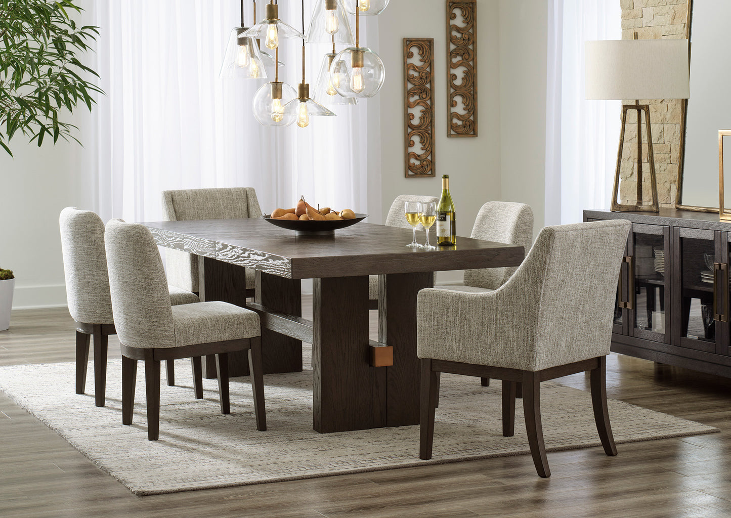 Juego comedor Burkhaus sitiales (7 piezas)