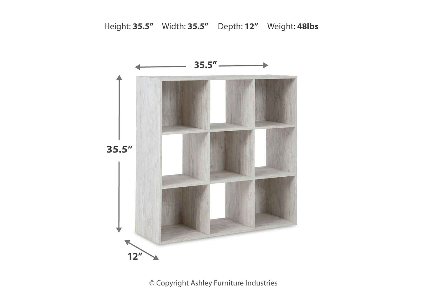 Librero Paxberry 9 cubos