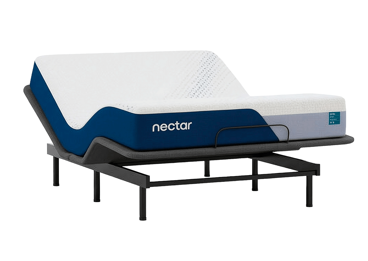 Conjunto Base Eléctrica comfort y colchón  Premier Memory Foam king americano