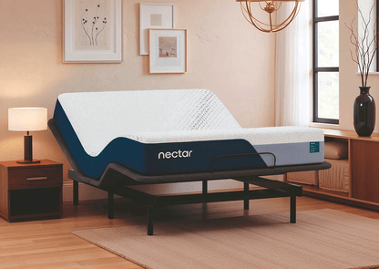 Conjunto Base Eléctrica comfort y colchón  Premier Memory Foam king americano