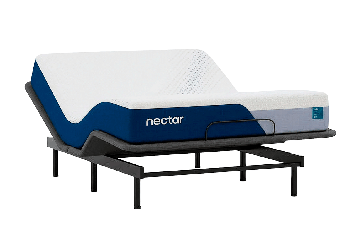 Conjunto Base Eléctrica comfort y colchón  Premier Memory Foam king americano