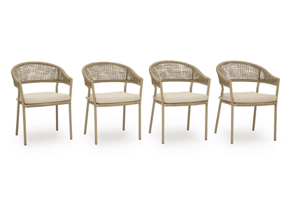 Sillas de comedor terraza Ocean Park (set 4 unidades)