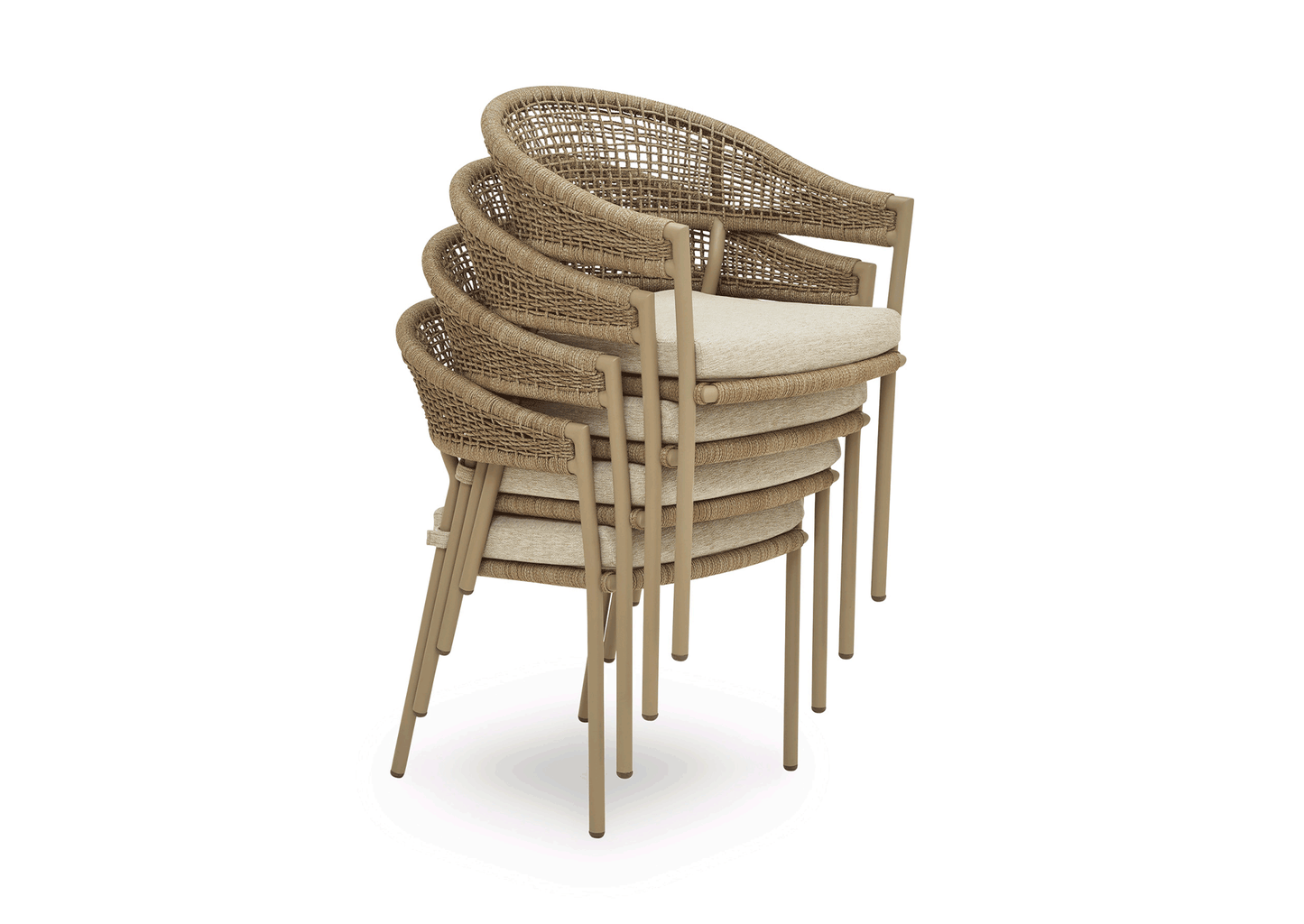 Sillas de comedor terraza Ocean Park (set 4 unidades)