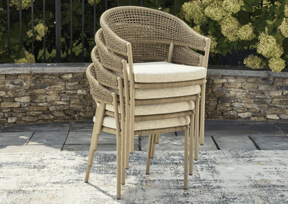 Sillas de comedor terraza Ocean Park (set 4 unidades)