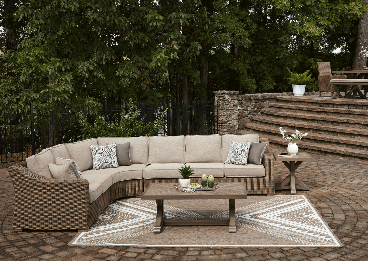 Sofá modular terraza Revare Beach (set 2 piezas)