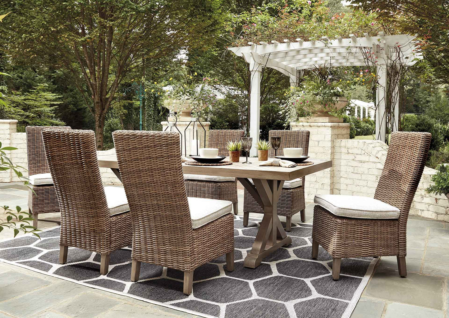 Silla comedor terraza Beachcroft (set 2 unidades)