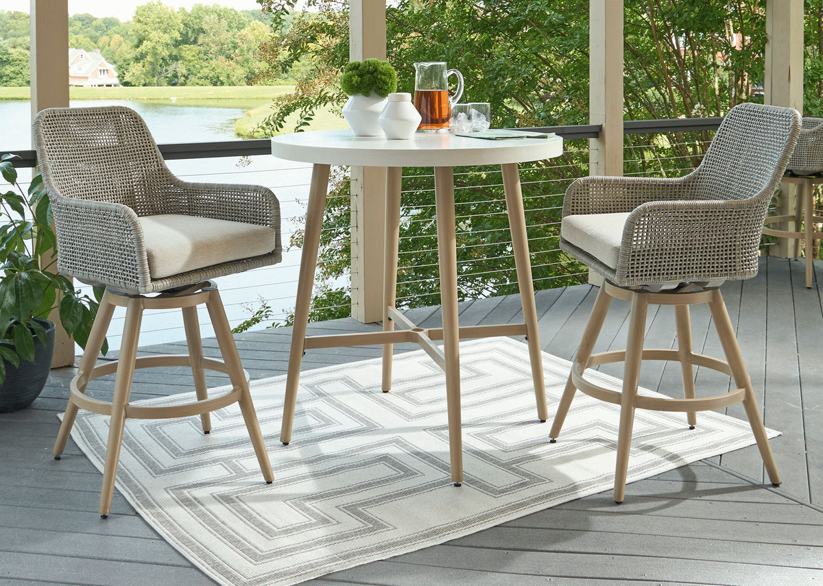 Silla bar terraza Seton Creek   (set 2 unidades)