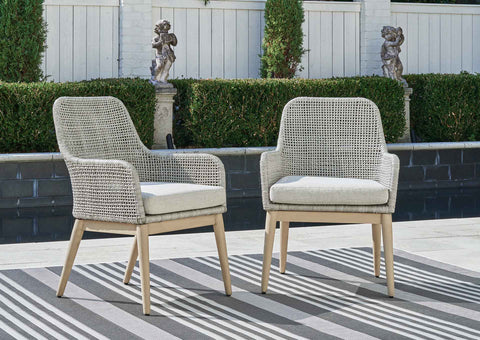 Silla comedor terraza Seton Creek (set 2 unidades)